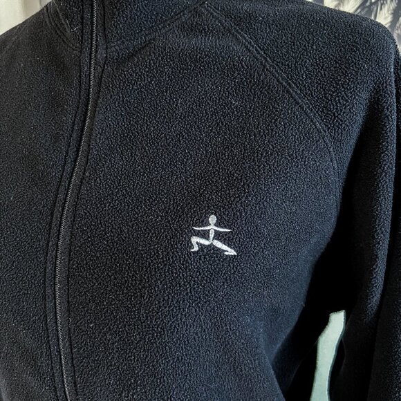 Women's Yoga Fit Long Sleeve Fleece | Full Zip | High Neck | Size Large - Picture 6 of 8